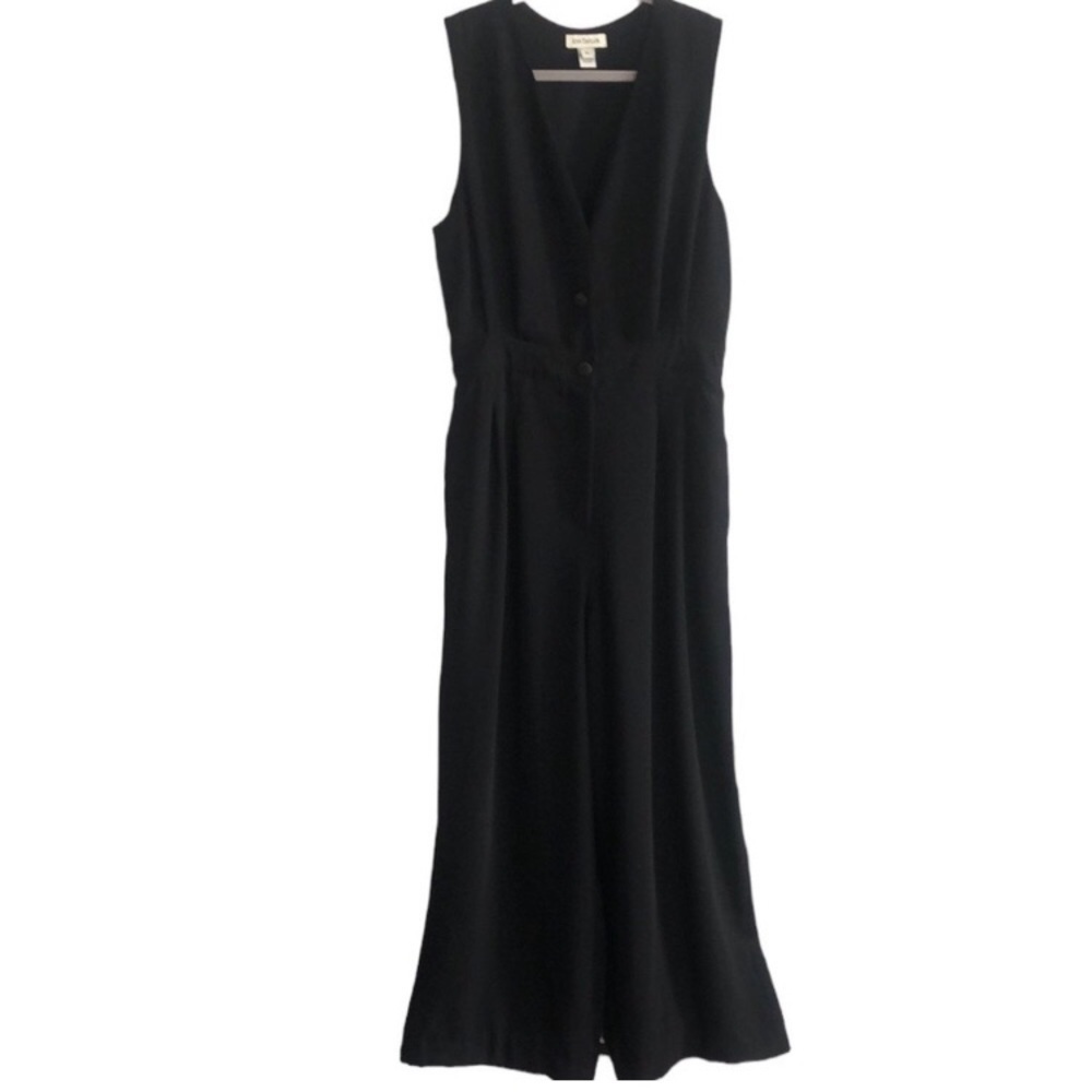 Ann Taylor  Deep V Neck Wide Leg Romper/Jumpsuit Size 14